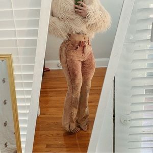 Free People Velvet Bootcut Pant